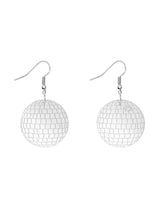 Load image into Gallery viewer, Silver Disco Ball Necklace & Earrings