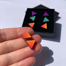 Load image into Gallery viewer, Triangle Stud Earrings