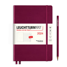 Load image into Gallery viewer, 2024 Weekly Planner &amp; Notebook Diary
