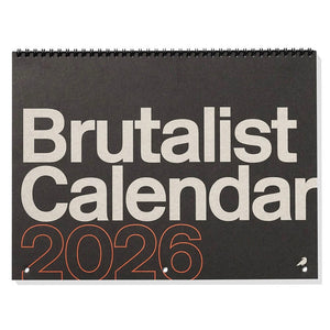 Brutalist Calendar 2026