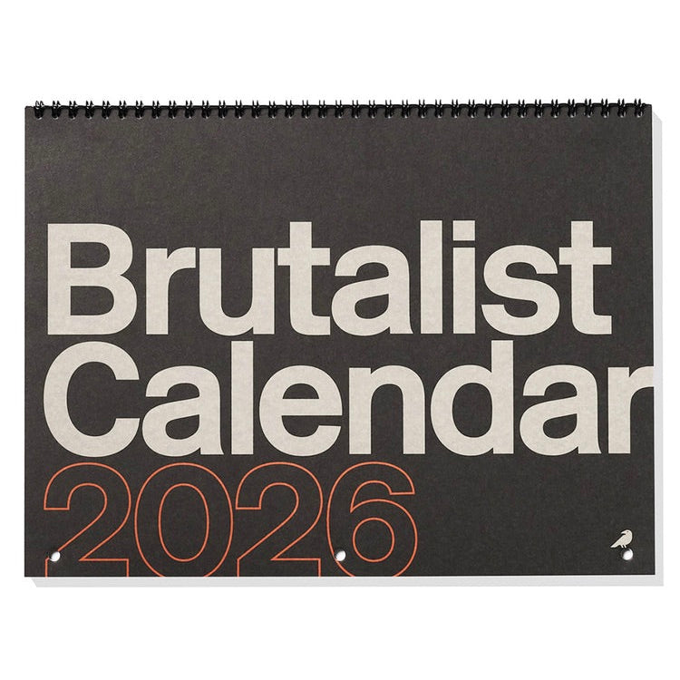 Brutalist Calendar 2026