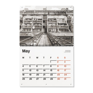 2026 Brutalist Calendar
