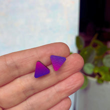 Load image into Gallery viewer, Triangle Stud Earrings
