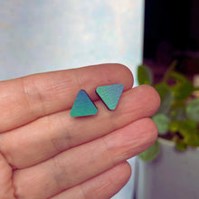 Load image into Gallery viewer, Triangle Stud Earrings
