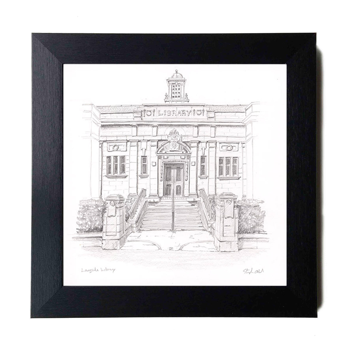 Langside Library Drawing – Stephen O'Neil Store