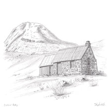 Load image into Gallery viewer, Corrour Bothy Drawing
